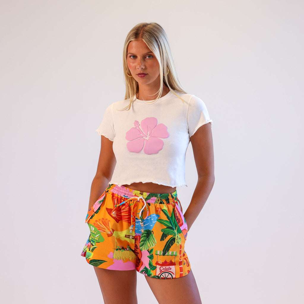 12573: Lightweight Summer Shorts - Sunlit Spritz