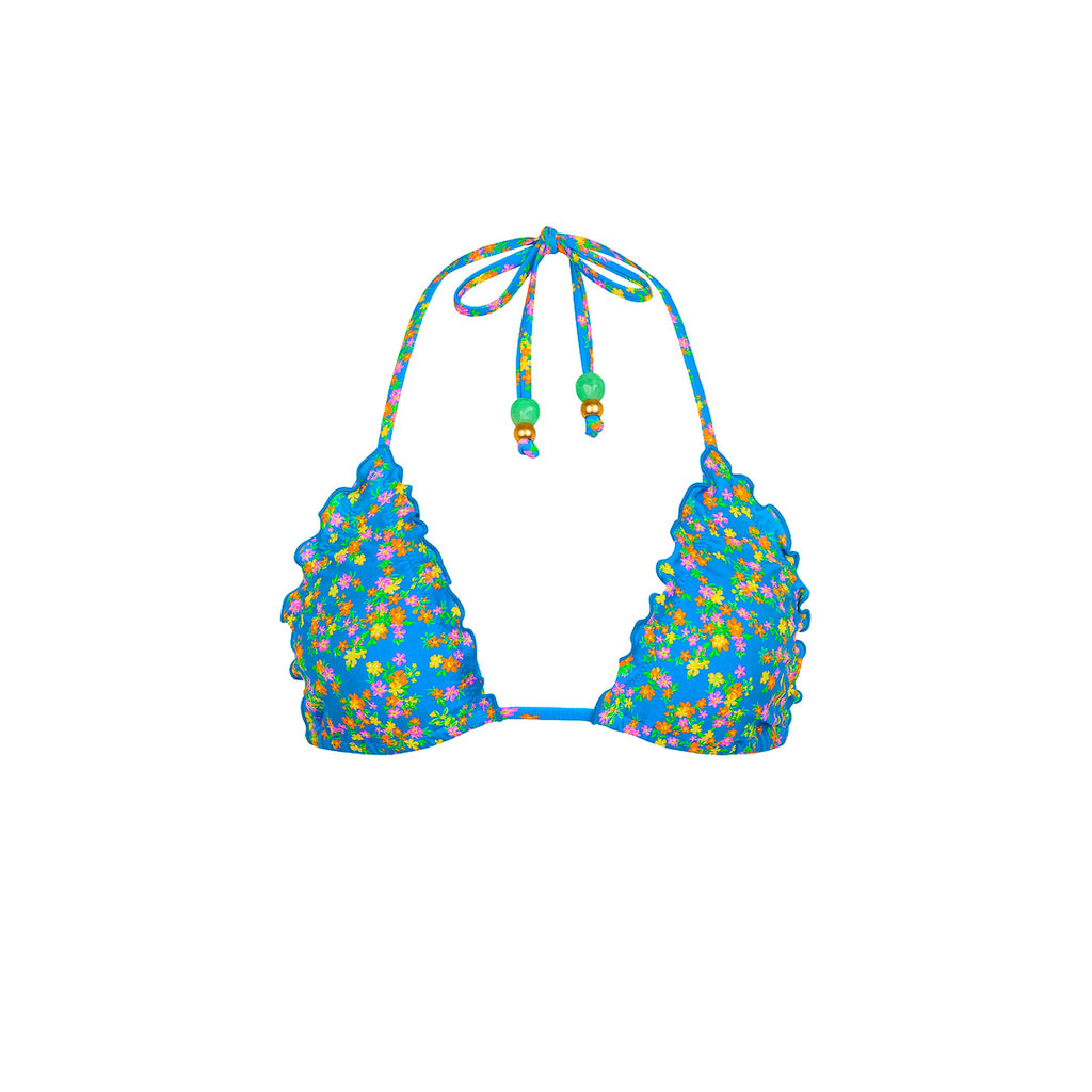 TOP185: Lettuce Edge Bralette Bikini Top - La Belle