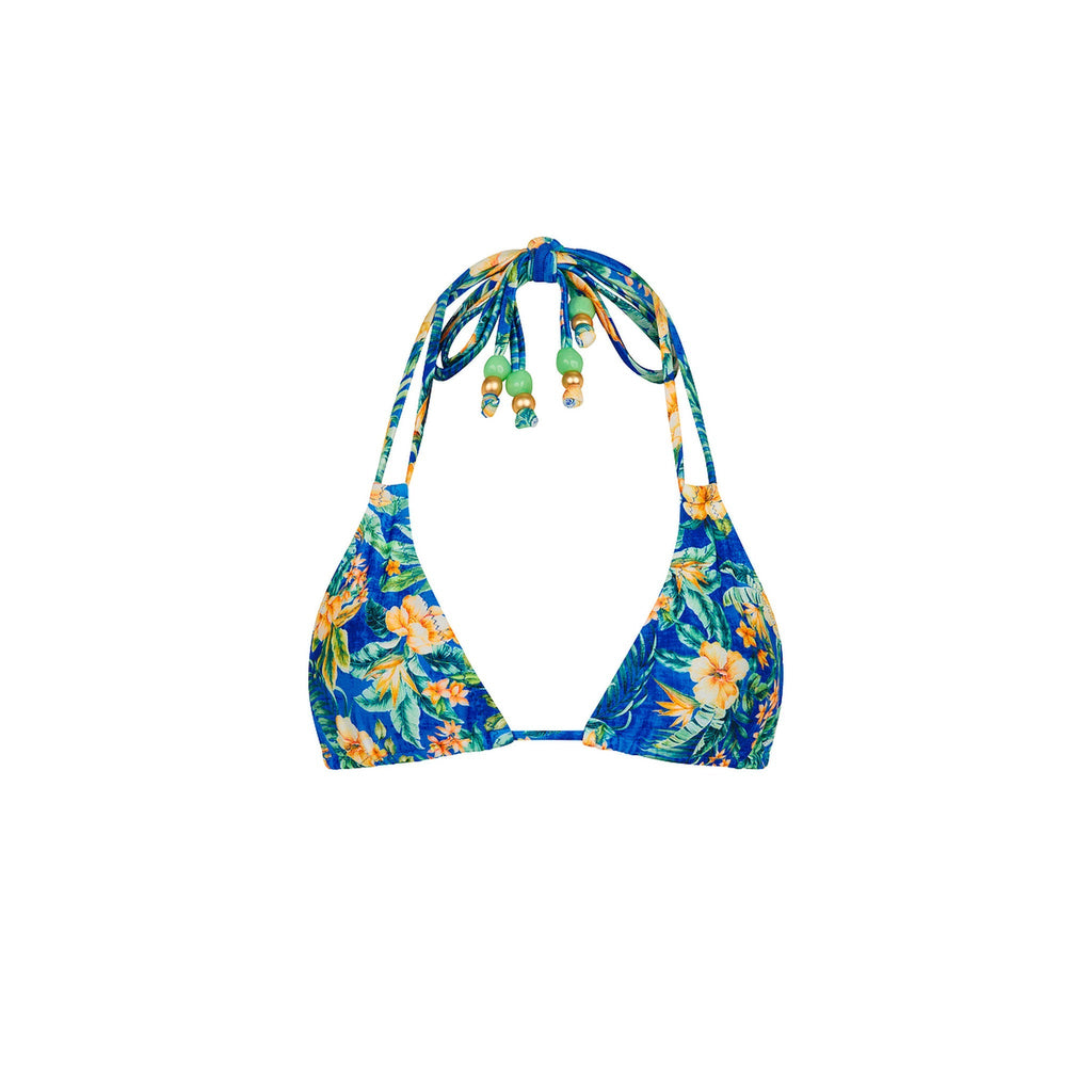 TOP155: Halter Bralette Bikini Top - Tropez Tides