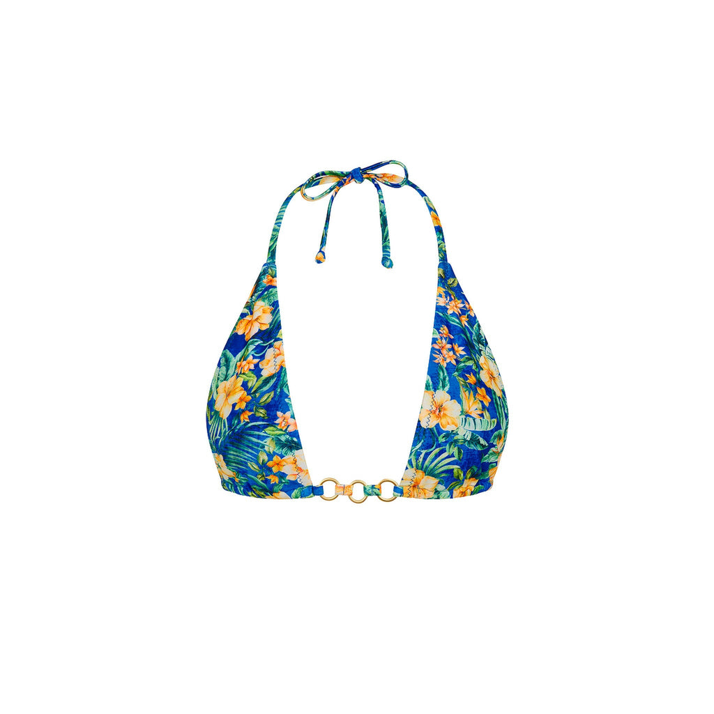 TOP203: Trio Ring Triangle Bikini Top - Tropez Tides