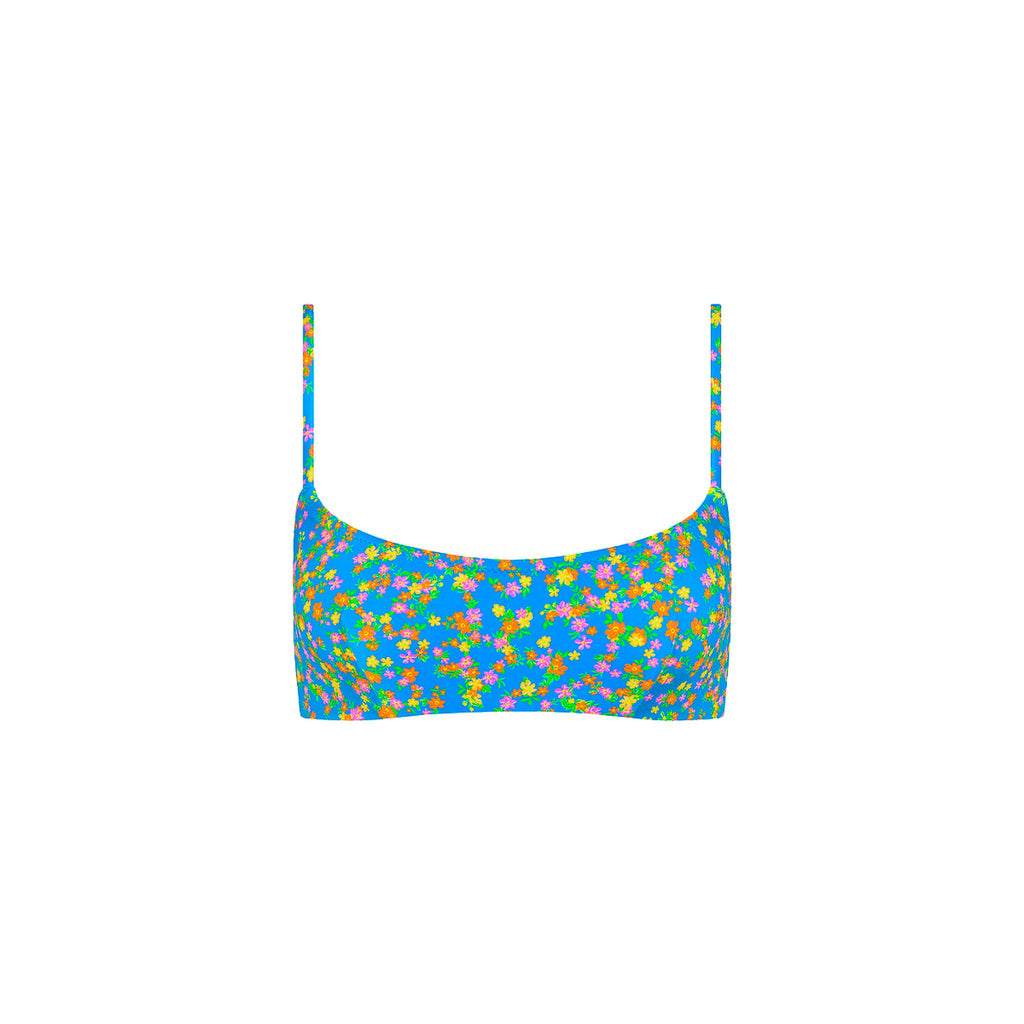 TOP207: Invisible Underwire Crop Bikini Top - La Belle